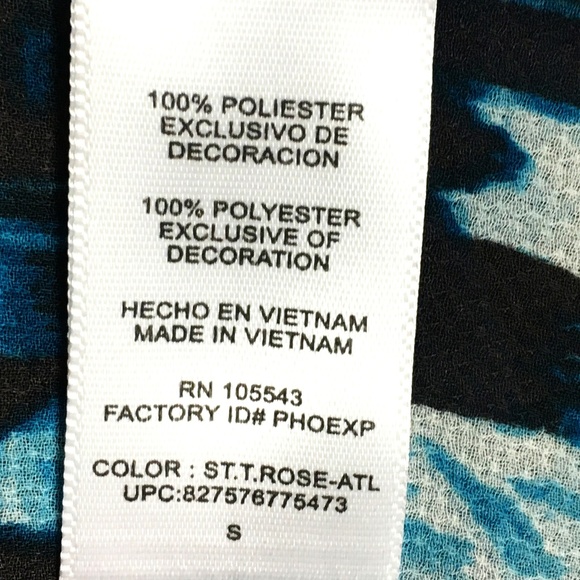 Derek Lam Abstract Floral Print Blouse - Picture 5 of 5